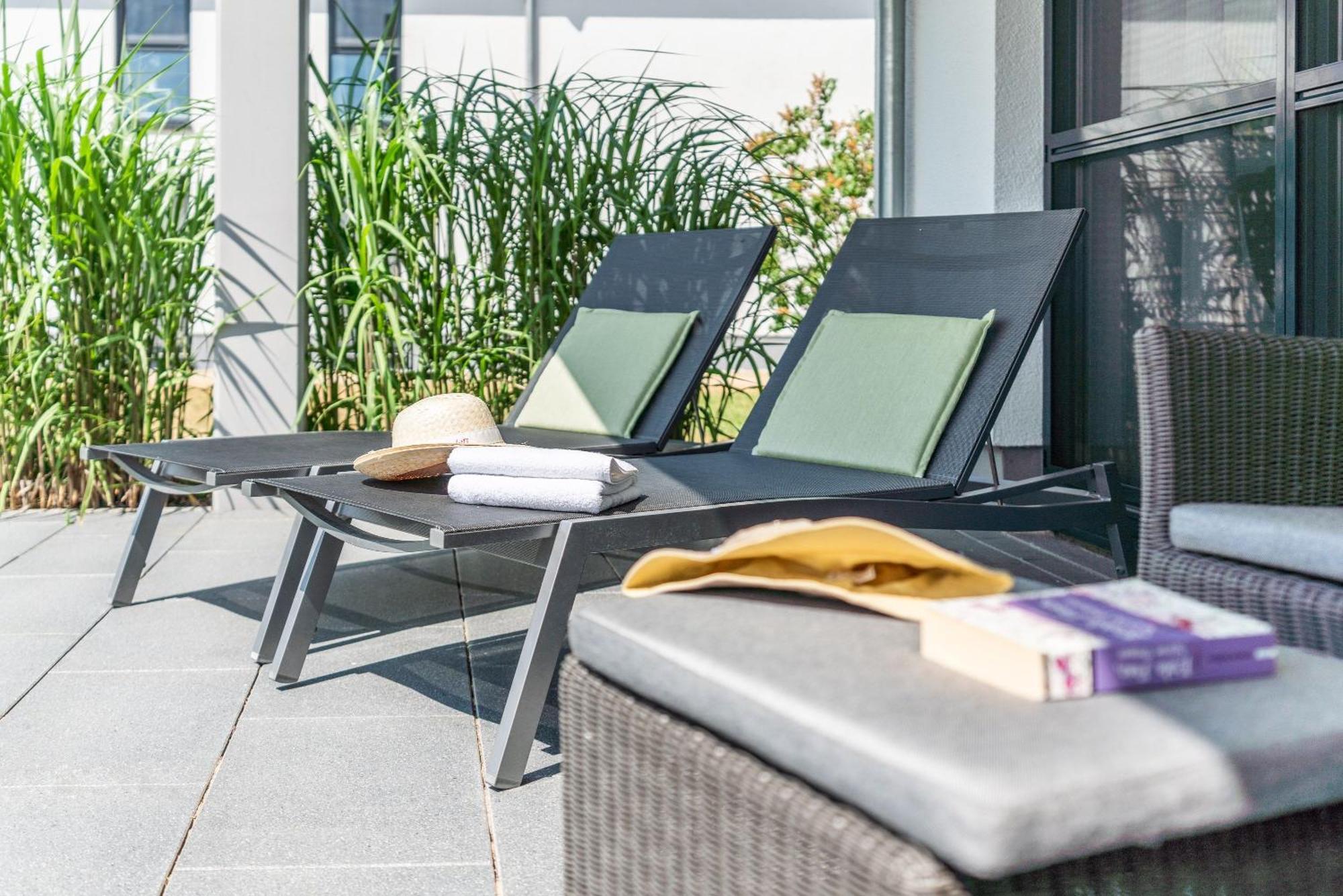 Terrassenwohnung "Inselhain" - Oase Am Haff Garz  Exterior foto